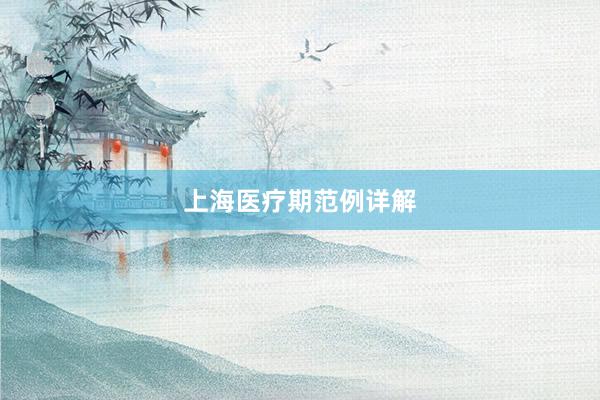 上海医疗期范例详解